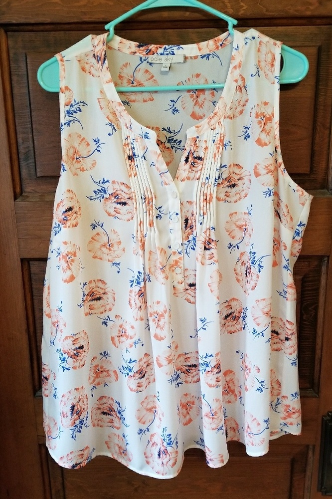 Pale Sky blouse